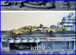 Merit, 1200 scale, U. S. S. Hornet CV-8 Aircraft Carrier, Display Model Kit#62001