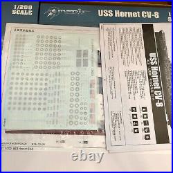 Merit International LLC. 1200 USS Hornet CV-8 Plastic Model Ship Kit #62001