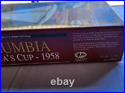Model Boat Ship Columbia US Defender 1958 Amati America's cup Museum Quality
