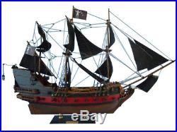 Model Ship Pirate Wooden Nautical Decor 24 Limited Edition Queen Anne's Revenge
