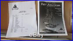Model Shipways Fair American Revolutionary War Brig, 1778 Wooden Ship Model Kit