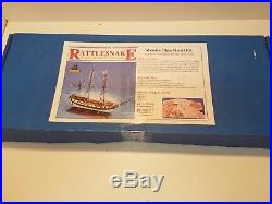Model Shipways MS2028 Rattlesnake Wood Ship Model Kit 164 Scale em rf
