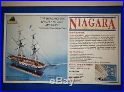Model Shipways Niagara US Brig War of 1812 Wooden Ship Model Kit 2240 Open Box
