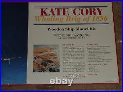 Model Shipways Wooden Kit Kate Cory Whaling Brig 3/16 No 2031