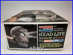 Monogram HEADLIGHT # 6050 Model- SUPER RARE Skull Glow in Dark Free Shipping