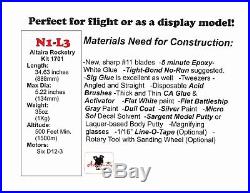 N1 Flying Model Rocket 1/122 Scale Altaira Rocketry (Shipping 11-14-17)