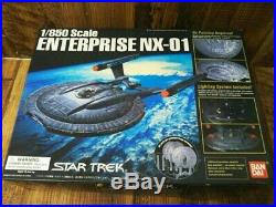 NEW 1/850 U. S. S. ENTERPRISE NX-01 Star Trek BANDAI Free shipping from Japan