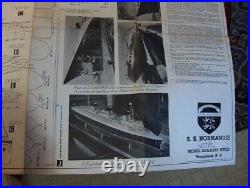 NEW PHOTOS Model Builders Guild SS Normandie Ship Model 1686 Electric Model Kit