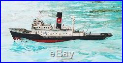 NIB SAITO Engine Samson II Steam Ship Model Kit Marin Boat High Quality Toy