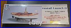 NIP Midwest Fantail Launch II Boat Kit #958 Wood Model Complete Steam Power