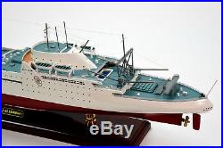NS Savannah Nuclear-Powered Merchant Ship Handmade Wooden Ship Model 38