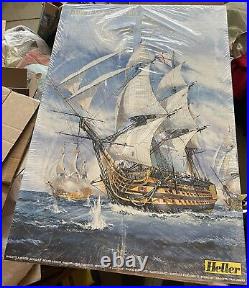 New! Heller HMS Victory Plastic Model Sailing Ship Boat Kit 1100 Scale #80897