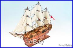 New Hmb Endeavour 75cm Wooden Model Ship Boat Handmade Replica Great Gift Decor