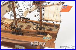 New Hms Bounty Wooden Scale Model Tall Ship Boat Gift 45cm