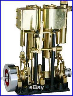 New SAITO Steam Engine T2DR-L for Model Ship Toy Marine Boat Free Shipping