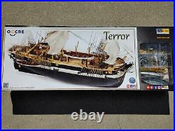 NewithOpen Box- HMS Terror Wooden Ship Model 175 scale by OcCre