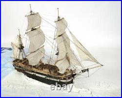 OcCre 12004 HMS Terror wooden model ship kit, scale 175