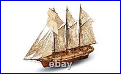 Occre Cala Esmeralda Topsail Schooner 158 Scale Model Wooden Ship Kit 13002