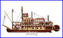 Occre Mississippi Paddle Steamer 180 Scale 14003 Wooden Model Boat Kit