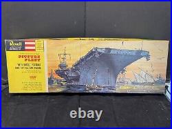 Original Revell Uss Saratoga 1960's Picture Fleet 1/542 H-385-349