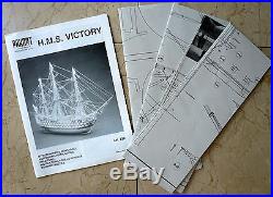 Panart 738 HMS Victory 178 Double Plank-on-Bulkhead Wood Ship Model Kit em jh