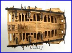Pear wood Version 1160 HMS Enterprize Mini section ship Wooden Ship Model Kits