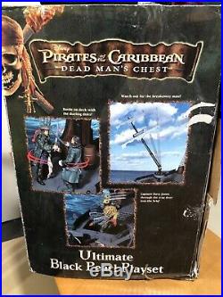 Pirates Of The Caribbean The Black Pearl Ship Ultimate Playset +figures Disney
