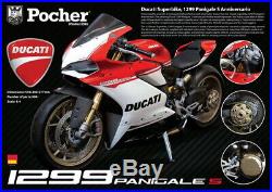 Pocher 1/4 Ducati Panigale 1299 Anniversario kit HK110 early July US shipping