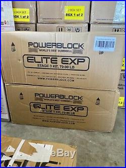PowerBlock Elite EXP Stage 3 Kit Pair Of 2 2020 model NEW FAST SHIPPING