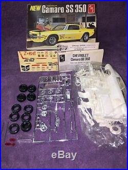 RARE VINTAGE AMT T416 New Camaro SS 350, Open Sealed Bag Un-built FREE SHIPPING