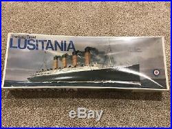 RARE Vintage Entex Lusitania Ship Model Kit Unassembled 1/350 NEW & SEALED