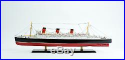 RMS Queen Mary Cunard Line Ocean Liner Handmade Ship Model 40