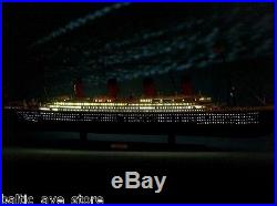 RMS TITANIC Collectors Gift Limited Model Ship 40 LED Lights Up MUSEUM QUALITY