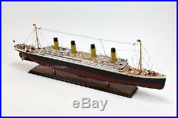 RMS Titanic White Star Line Cruise Ship Model 40 with lights Museum Quality