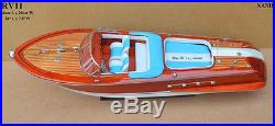 RV11 # WOOD SPEED BOAT SHIP MODEL for display 66cm (26) High quality