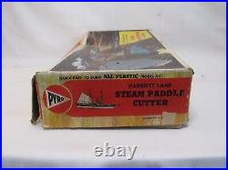 Rare Vintage 1950s Pyro Steam Paddle Cutter Harriett Lane # 249 Model Kit