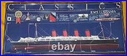 Revell RMS Lusitania 1/350 Plastic Model Kit 1985 Classics Plus Scale Decks