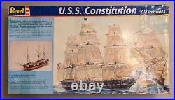 Revell USS U. S. S. Constitution Ship Old Ironsides Model 196 Level 3 OPEN BOX