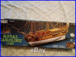 Royal Caroline 149 scale wood model ship kit Mantua Group PANART # 750 NIB