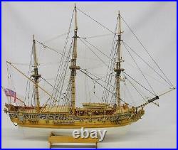 Royale Caroline wood ship model PROFESSIONALLY built from a MANTUA kit