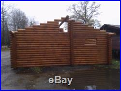 Russian Pine Wood Banya Sauna Outdoor Model Construction Kit 3 roomsFree ship