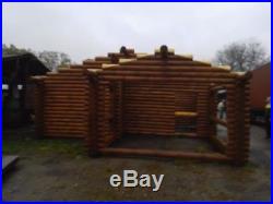 Russian Pine Wood Banya Sauna Outdoor Model Construction Kit 3 roomsFree ship