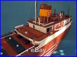 S/S EDMUND FITZGERALD- GREAT LAKES FREIGHTER, 48 HANDBUILT CUSTOM SHIP MODEL