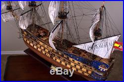 SAN FELIPE 42 model wood ship Spanish navy wooden tall ship sailing boat