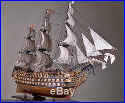 SANTISIMA TRINIDAD 44 wood model ship large scaled Spanish sailing boat