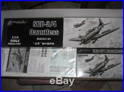 SBD-3/4 Dauntless with metal landing gear, 1/18 scale, Ships to whole world