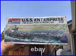 SEALED USS ENTERPRISE CARRIER MODEL 33 Monogram #3700 1/400 FREESHIP