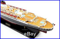 SS Andrea Doria Italian Line Ocean Liner Wooden Ship Model 34 Scale 1250