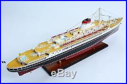 SS Andrea Doria Ocean Liner 34 Handmade Wooden Ship Model