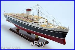 SS Andrea Doria Ocean Liner 34 Museum Quality Handcrafted Wooden Ship Model
